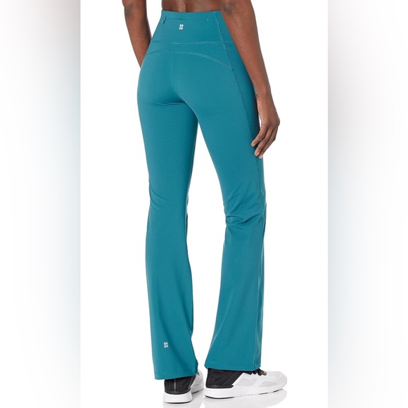 Sweaty Betty Cabin Blue Bootcut Pants - Picture 4 of 5